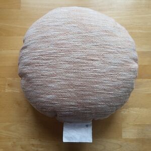 New Threshold Clay Pink Round Toss Throw Pillow 16"